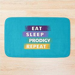 Eat Sleep Prodigy Repeat prodigy math game Bath Mat