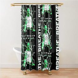 PRODIGY KEITH FLINT BREATHE DESIGN Shower Curtain