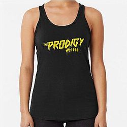 Theprodigy - techno edition yellow Racerback Tank Top