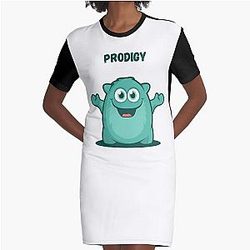 Prodigy Game Character Graphic T-Shirt Dress
