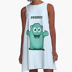 Prodigy Game Character   A-Line Dress