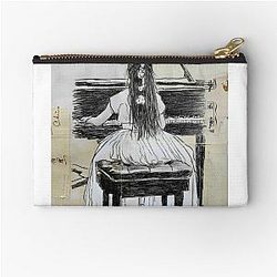 the little prodigy.....(study) Zipper Pouch