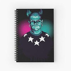 Keith flint the prodigy Spiral Notebook