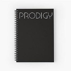 Moog Prodigy - Black  Spiral Notebook