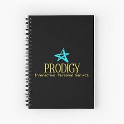 Prodigy Pixellated Spiral Notebook