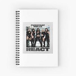 Pussycat Doll React Spiral Notebook