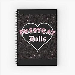 Pussycat Dolls Reunion Stars Logo Spiral Notebook