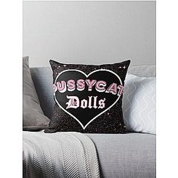 Pussycat Dolls reunion star logo Throw Pillow