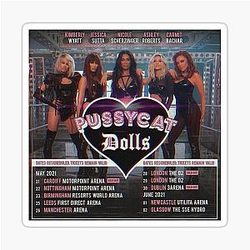Pussycat Dolls Tour Products Sticker