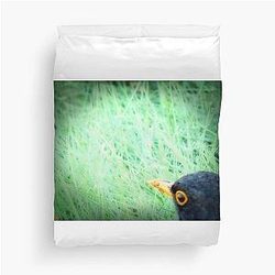 The Shining Blackbird Duvet Cover