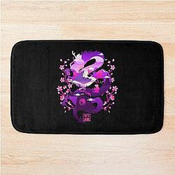 The Shining Purple Dragon  Bath Mat
