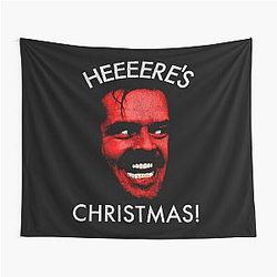 Christmas T-ShirtHere's Christmas! The Shining Jack Torrance Claus Tapestry