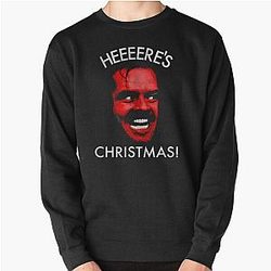 Christmas T-ShirtHere's Christmas! The Shining Jack Torrance Claus Pullover Sweatshirt