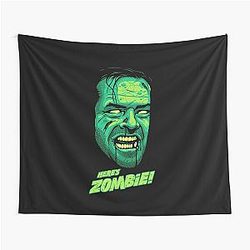 Men Women The Shining Movie Halloween Here's Zombie Tapestry