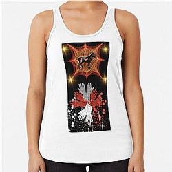 whose hands will save the shining donkey Racerback Tank Top