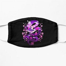 The Shining Purple Dragon  Flat Mask