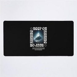 The Shining Pyramids Desk Mat