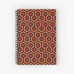 The Shining Patern Spiral Notebook