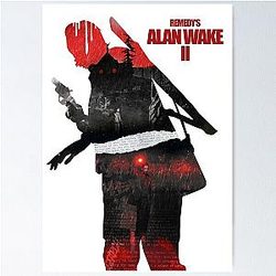 Alan Wake 2 Meets The Shining Poster