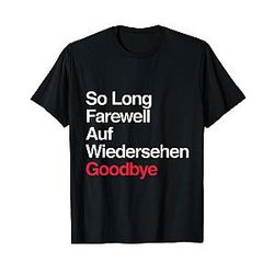 The Sound of Music So Long Farewell T-Shirt