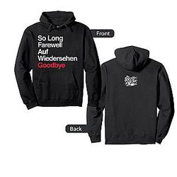 The Sound of Music So Long Farewell Pullover Hoodie