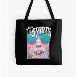 fund the struts warped the struts tour modern All Over Print Tote Bag