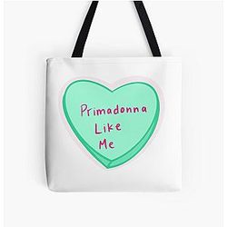 The Struts Primadonna Like Me Convo Heart All Over Print Tote Bag