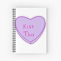 The Struts Kiss This Convo Heart Spiral Notebook