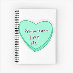 The Struts Primadonna Like Me Convo Heart Spiral Notebook