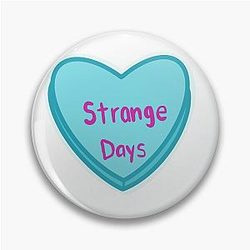 The Struts Strange Days Convo Heart Pin