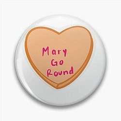 The Struts Mary Go Round Convo Heart Pin
