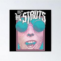 fund the struts warped the struts tour modern Poster