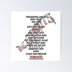 The Struts Setlist Toronto 2018 Poster