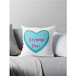 The Struts Strange Days Convo Heart Throw Pillow