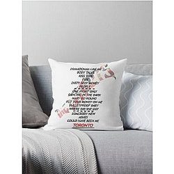 The Struts Setlist Toronto 2018 Throw Pillow