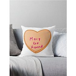 The Struts Mary Go Round Convo Heart Throw Pillow