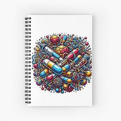 the substance Spiral Notebook
