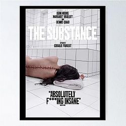 The Substance Retro Movie Poster