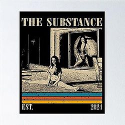 Retro The Substance Poster
