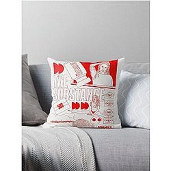 The substance Throw Pillow