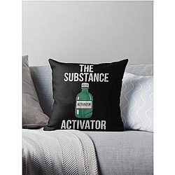 The Substance - danger Throw Pillow