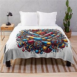 the substance Throw Blanket