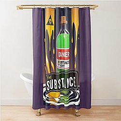 The substance Shower Curtain
