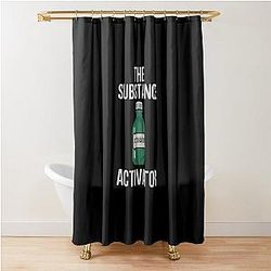 The Substance - danger Shower Curtain
