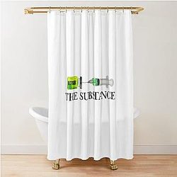 The Substance demi moore horror, movie film Shower Curtain