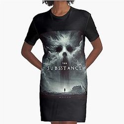 The Substance  Graphic T-Shirt Dress