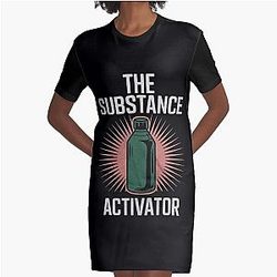 The Substance - danger Graphic T-Shirt Dress