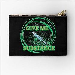 The substance on t-shirt Zipper Pouch