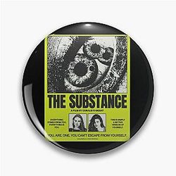 The Substance Movie Horror Style Pin