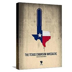 The Texas Chainsaw Massacre by NaxArt 12" x 16" Stretched Canvas Print